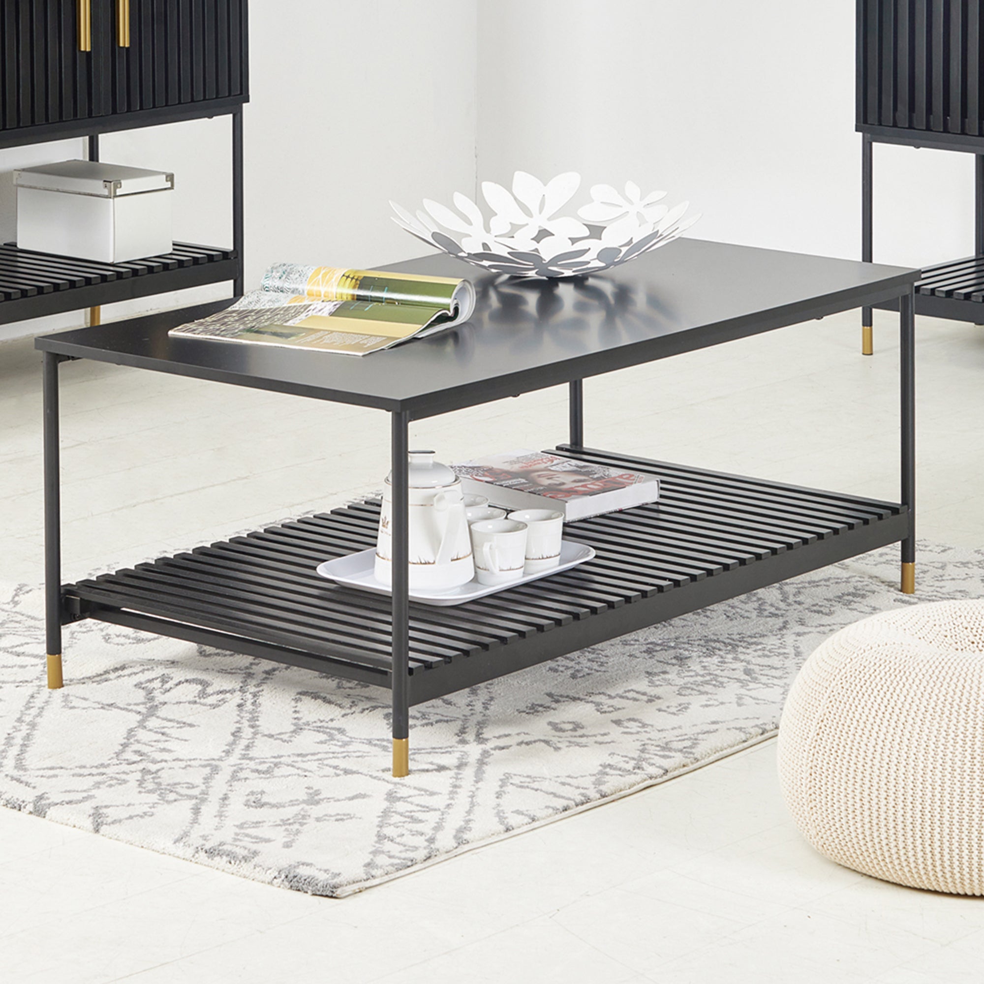 ALCONA Coffee Table In Matte Black 5