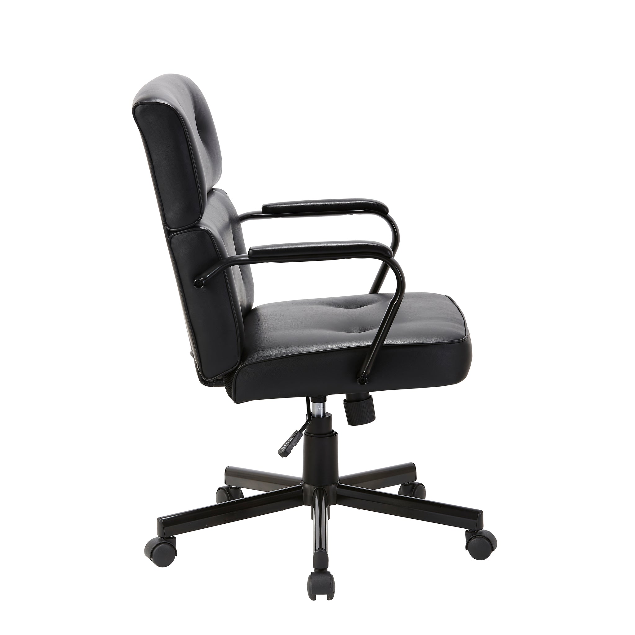 Beverly Home Office Chair In Black PU 3