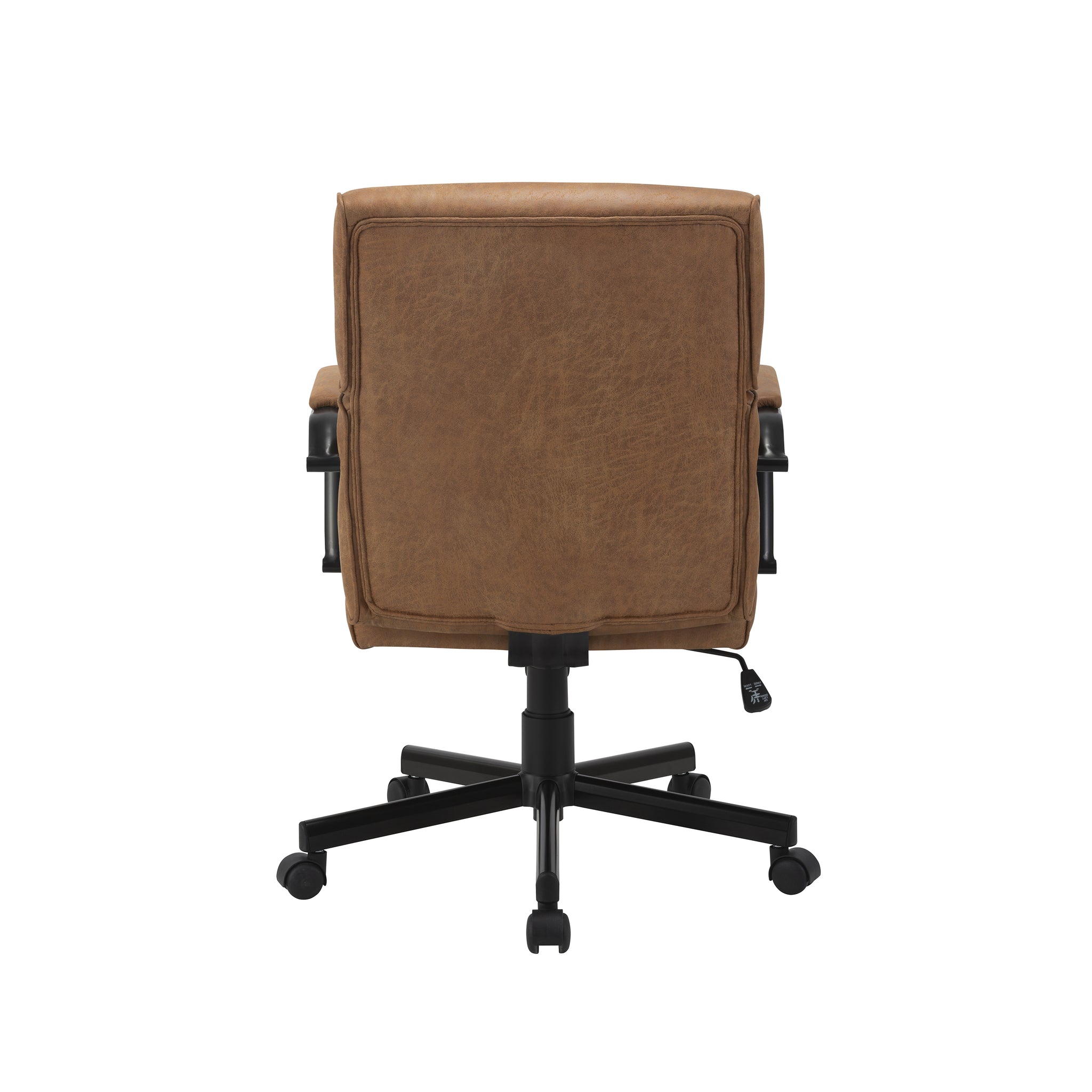 Beverly Home Office Chair In Brown Fabric 4