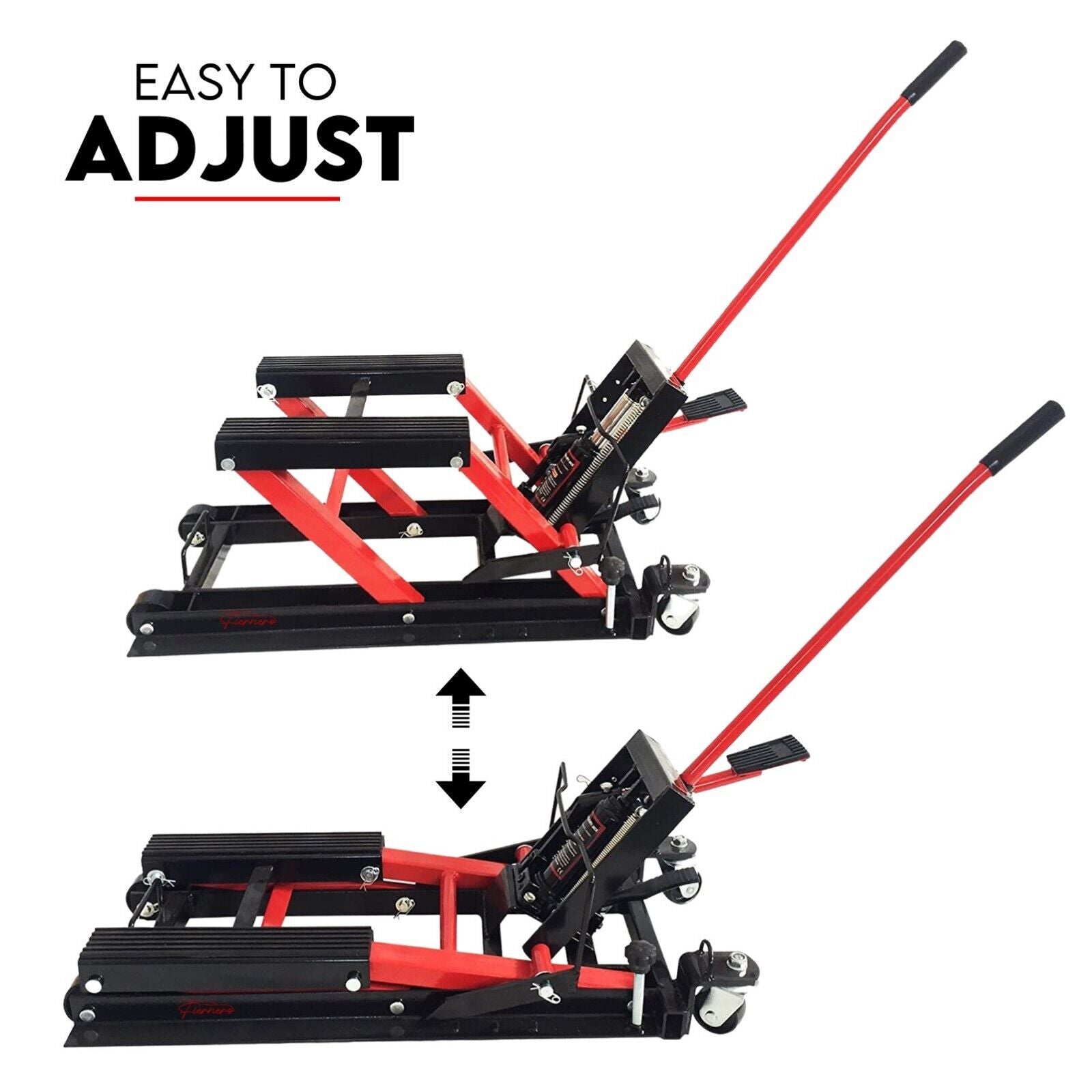 Motorcycle 680kg Bike Lift Stand Jack Hoist Atv Hydraulic Super Low Profile 5