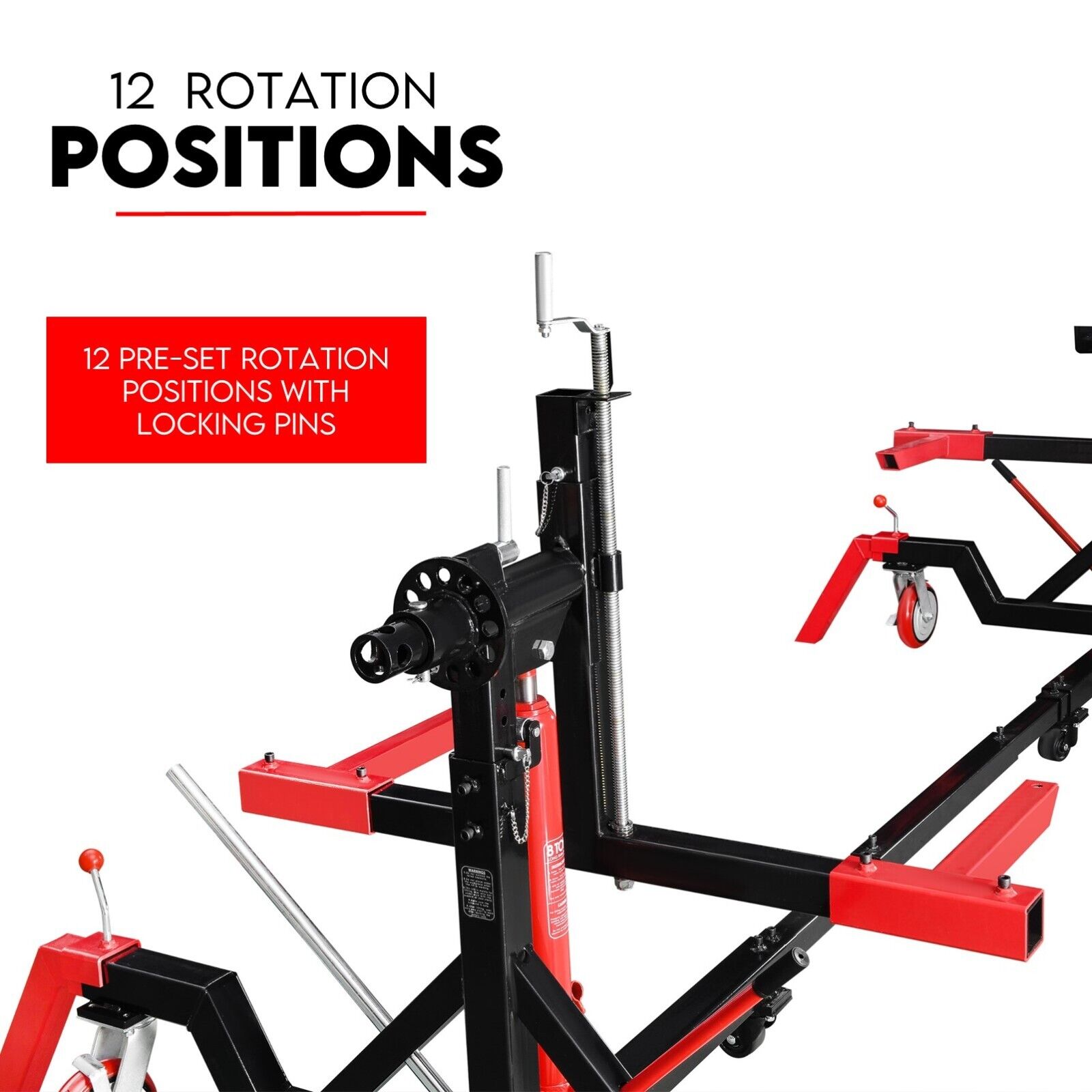 Car Rotisserie Hydraulic Auto Body Frame Boat Repair Restoration 4500LBS 5