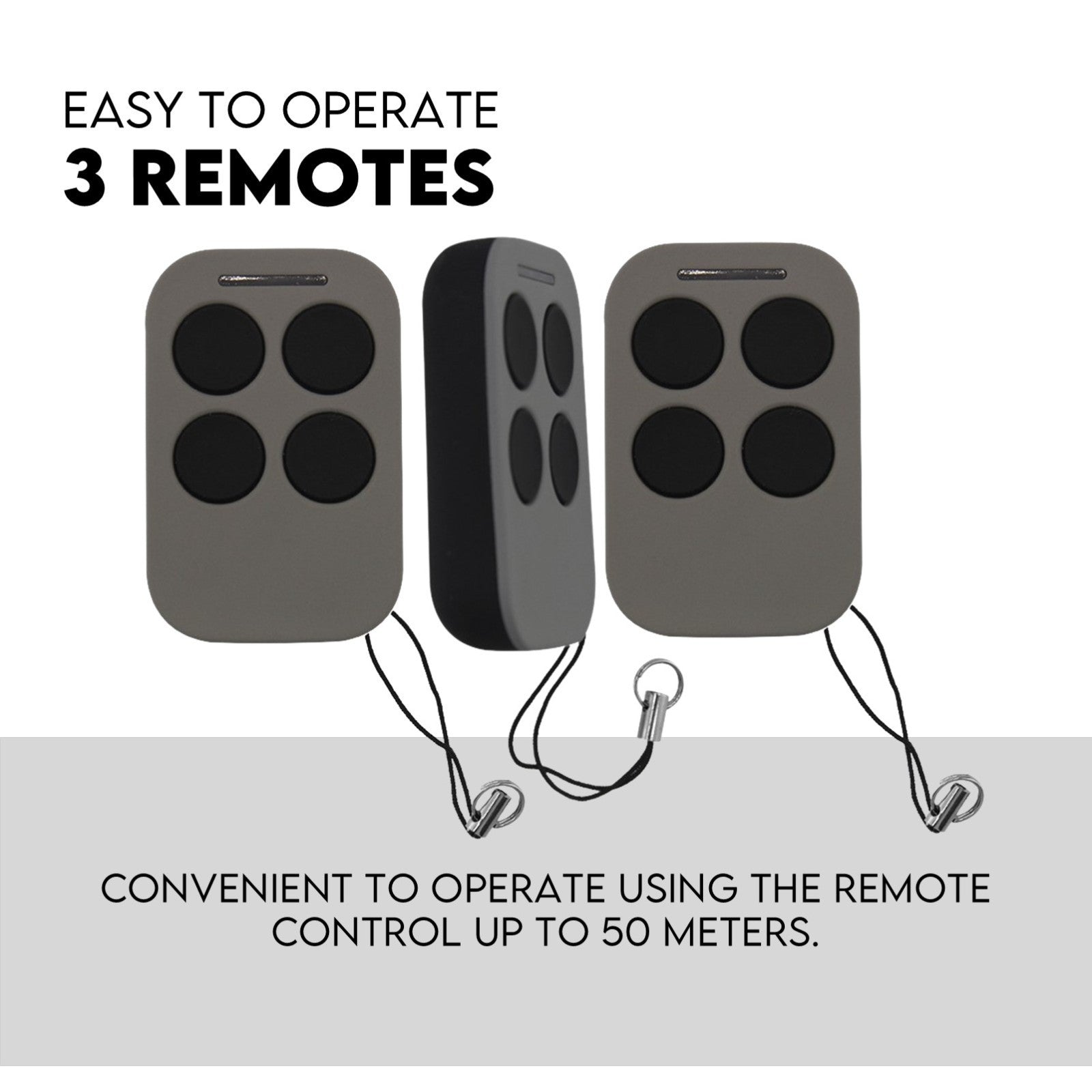 Double Swing Gate Opener Automatic Full Solar Power Kit Remote Control 5