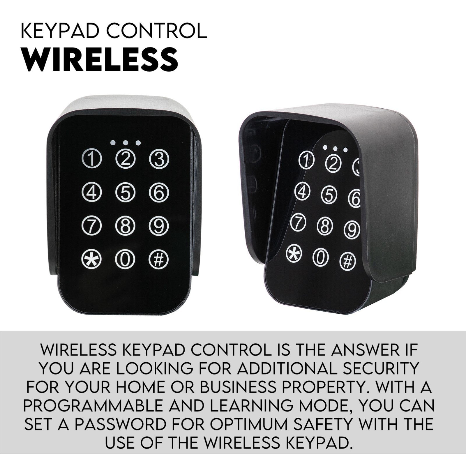 Double Swing Gate Opener Automatic Full Solar Power Kit Remote Control 7