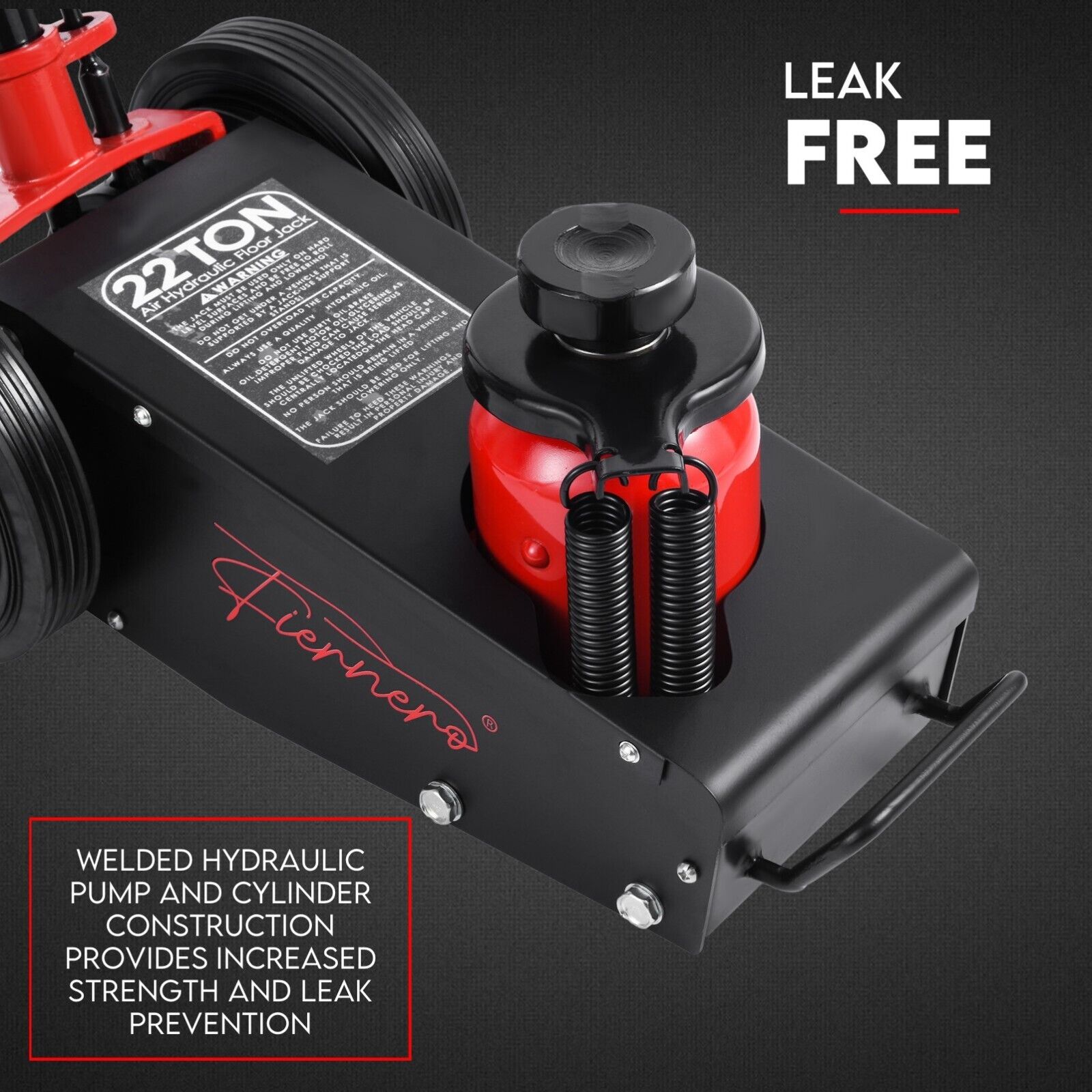 Low Profile 22 Ton Air Hydraulic Trolley Jack Floor Garage Truck Service Jack 5