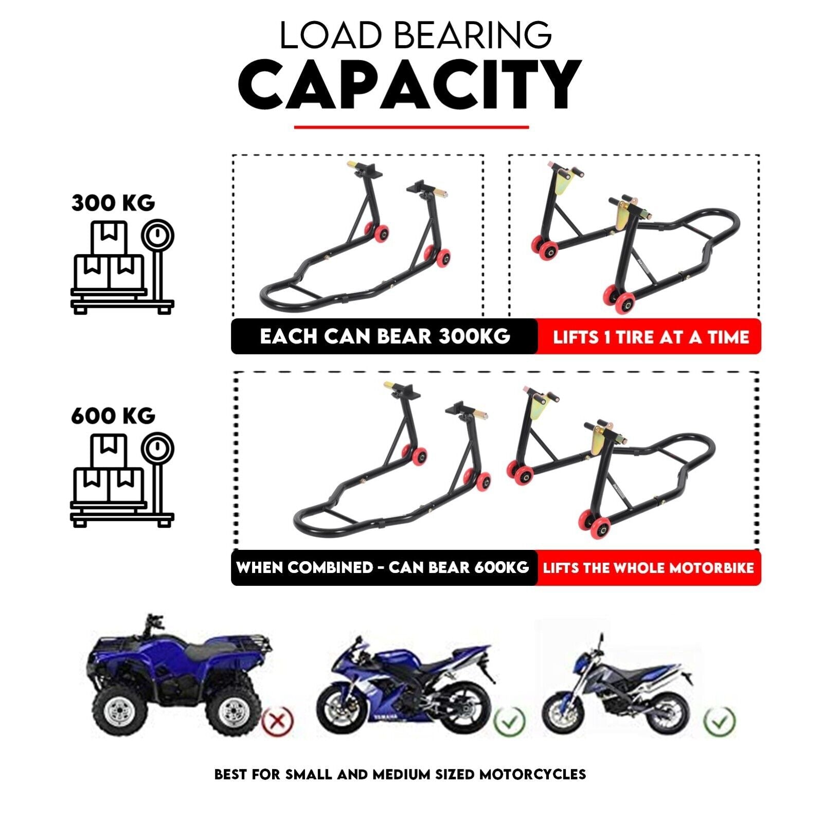 Motorcycle Stand Rear and Front 6