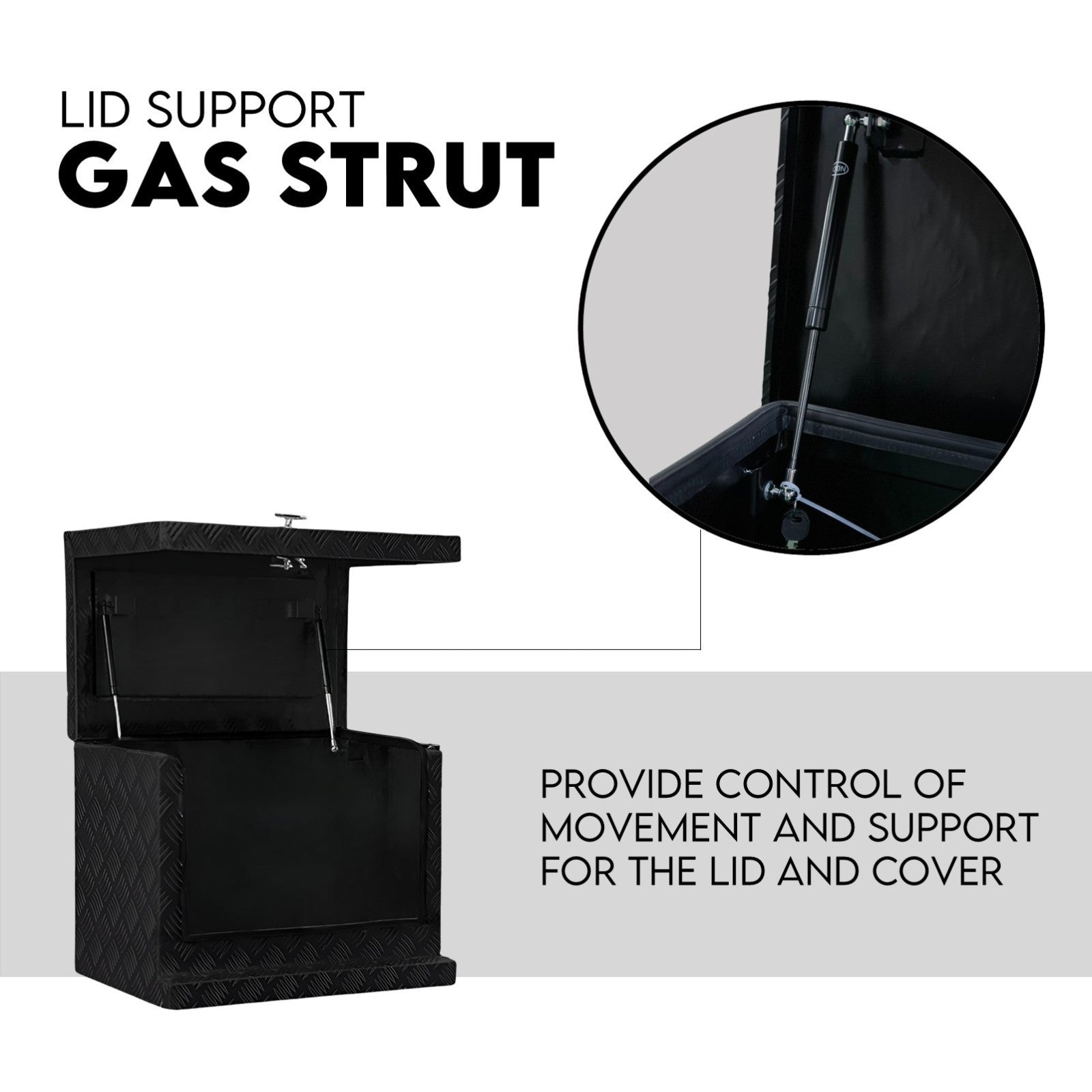 Aluminium Toolbox Ute Tool box Generator Trailer Canopy 620x400x500 4