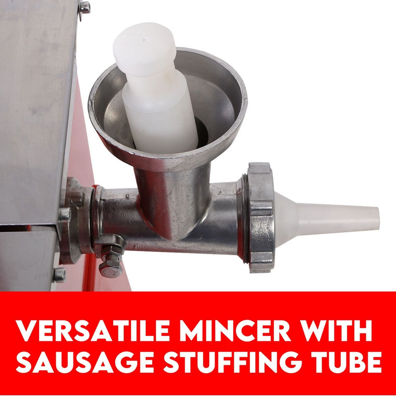 Meat Cutting Band Saw 10" meat mincer Bandsaw Sausage Filler Slicer Grinder 3