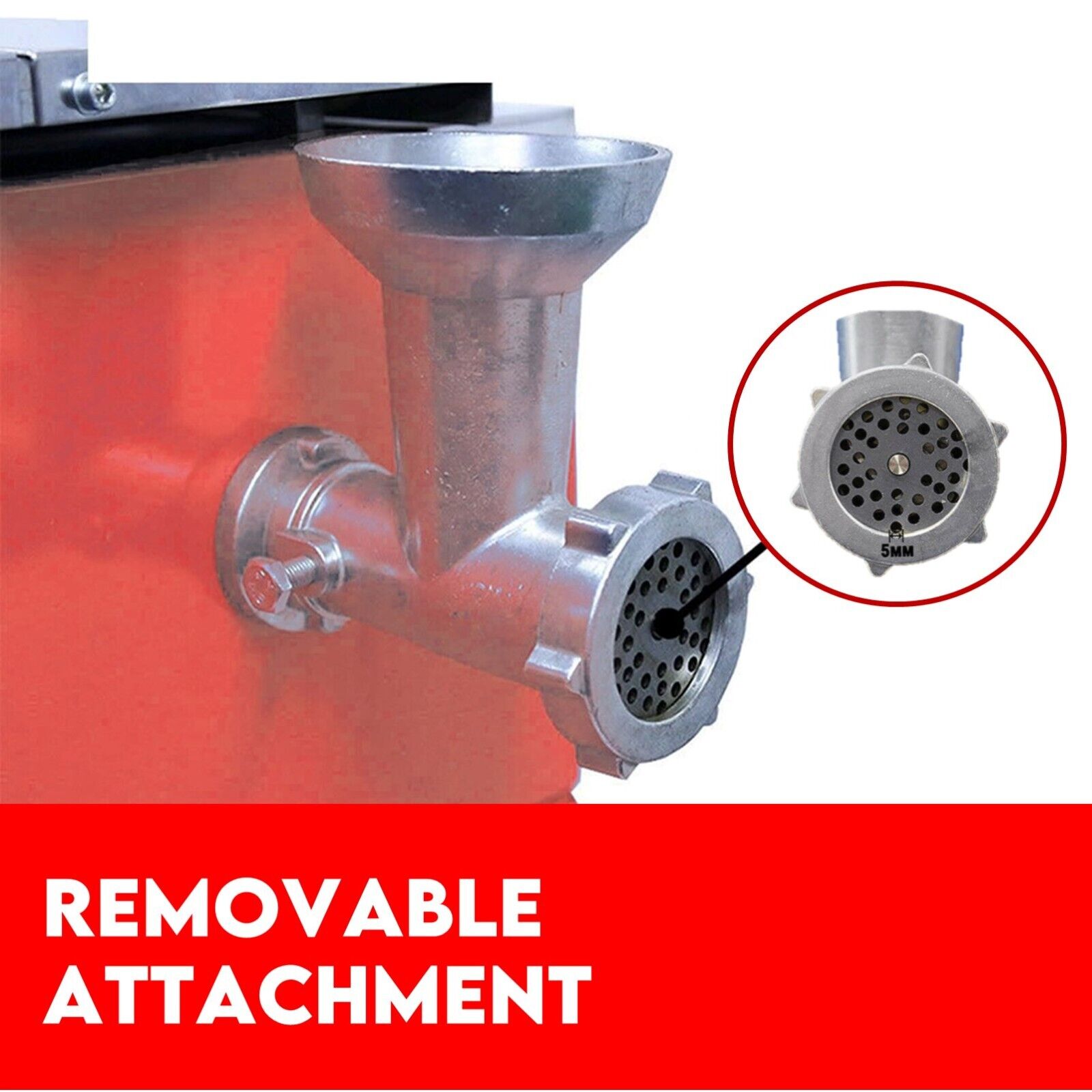 Meat Cutting Band Saw 10" meat mincer Bandsaw Sausage Filler Slicer Grinder 5