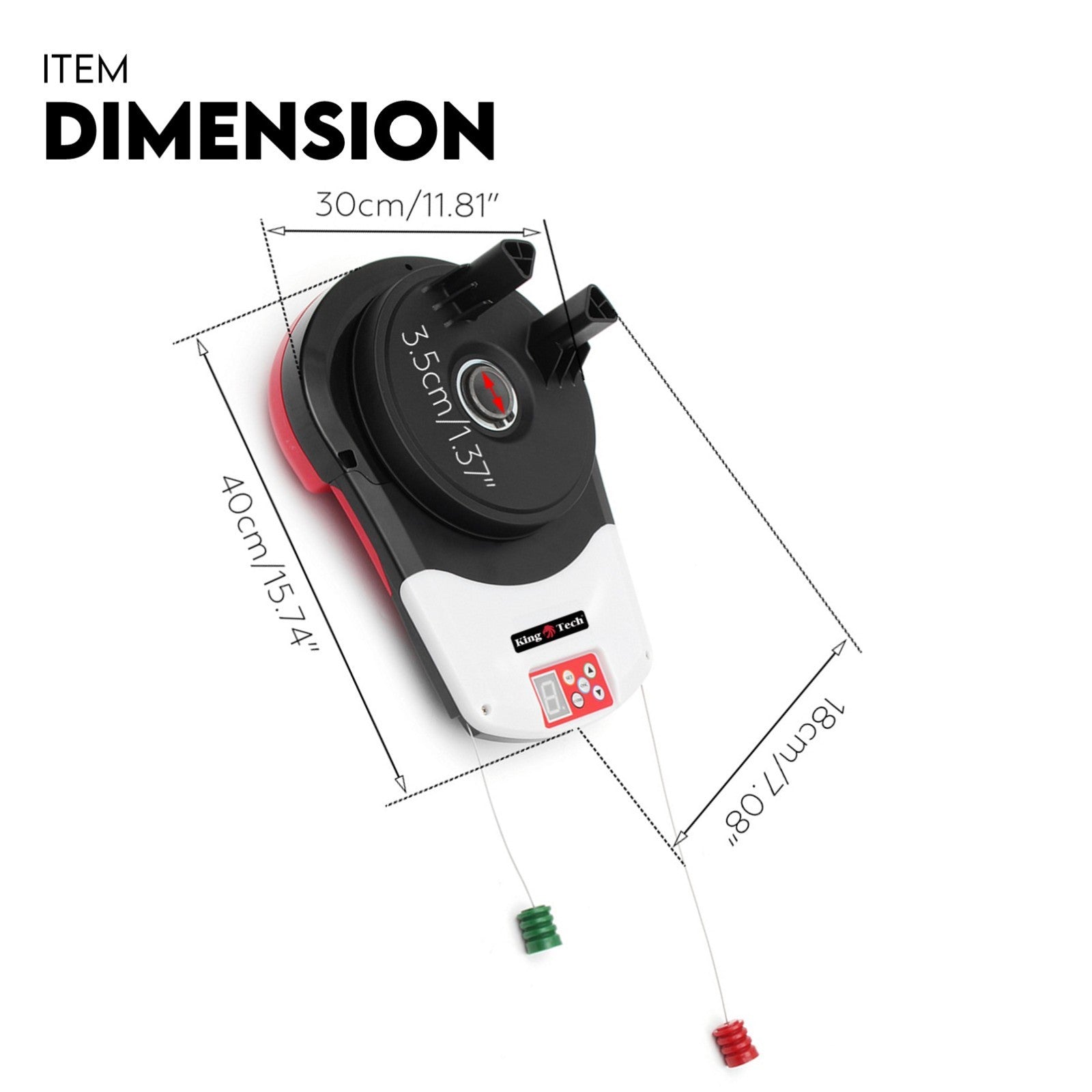 Automatic Roller Door Opener Garage Powerful 1200N Motor Garage 22m2; Rolling AU 7