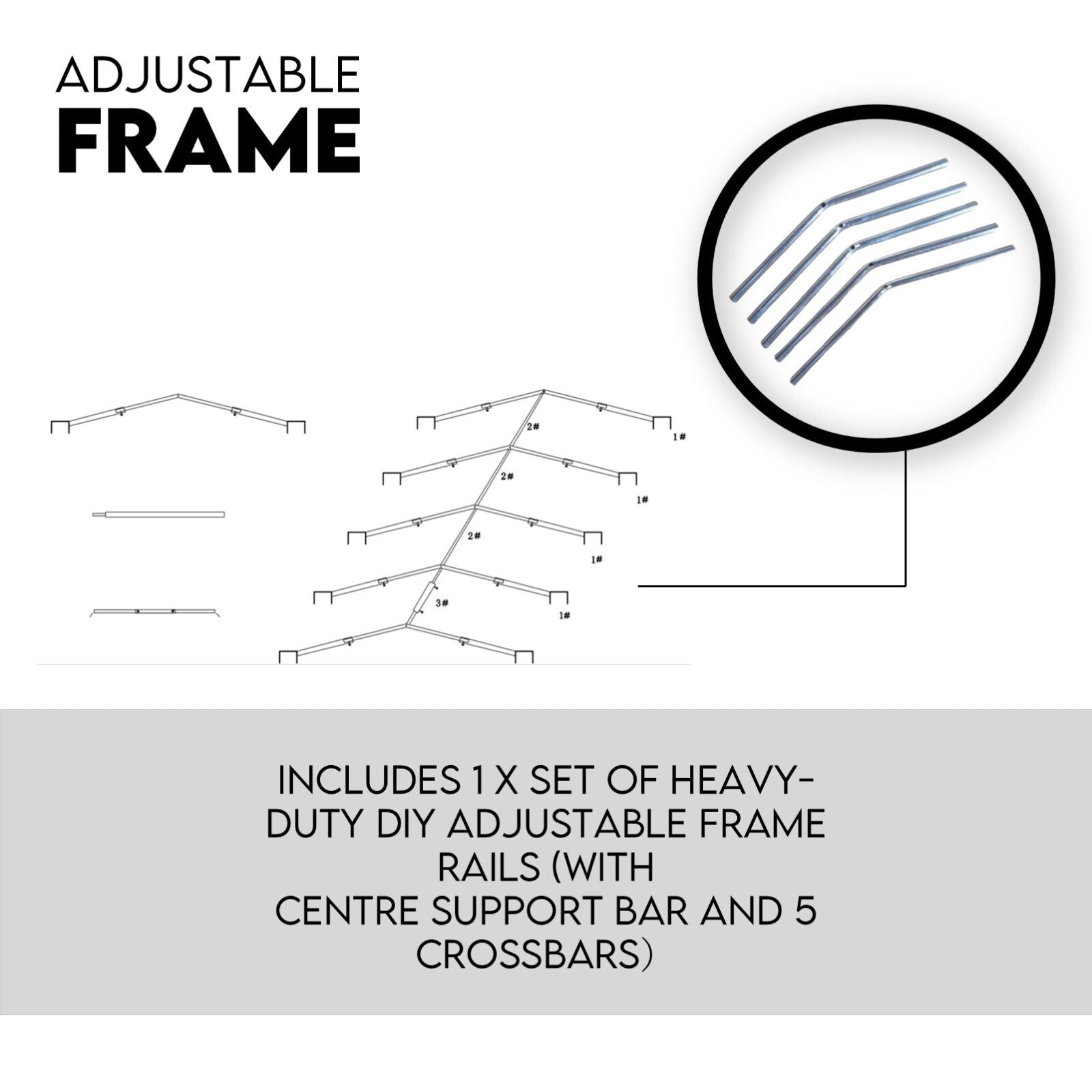 Box Cage Trailer Cover Canvas Tarp for 7x4 ft 600mm High Cage 4