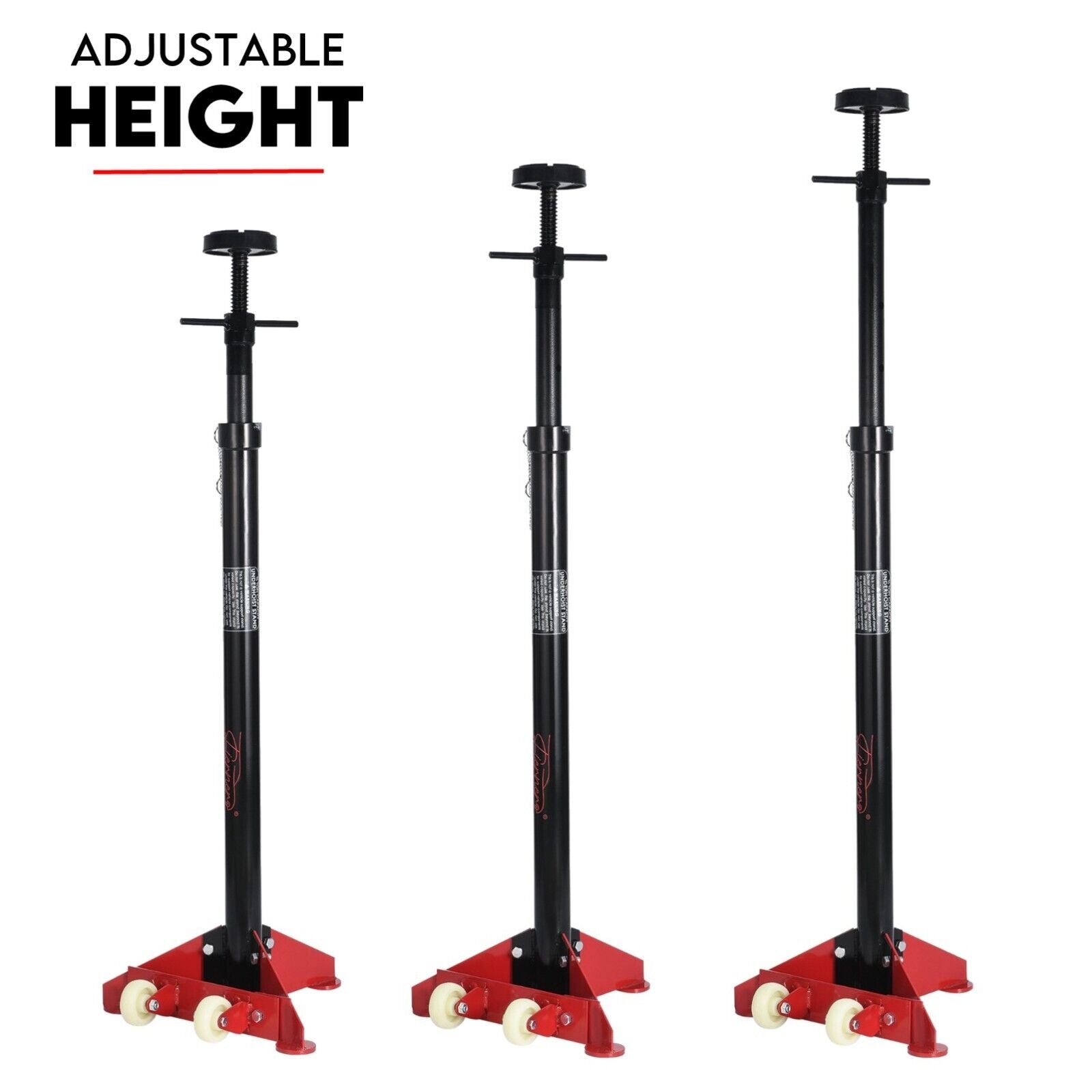 HIGH UNDER CAR SUPPORT STAND TALL AXLE JACK SUPPORT UNDER HOIST STAND LIFTER RAM 5