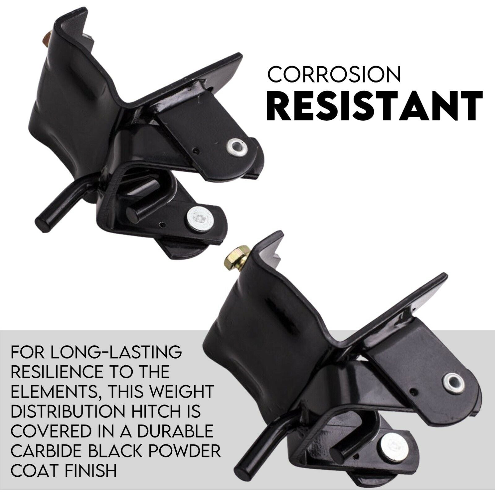 Weight Distribution Hitch System Load Leveller Caravan Anti Sway Bars 800Lb 5
