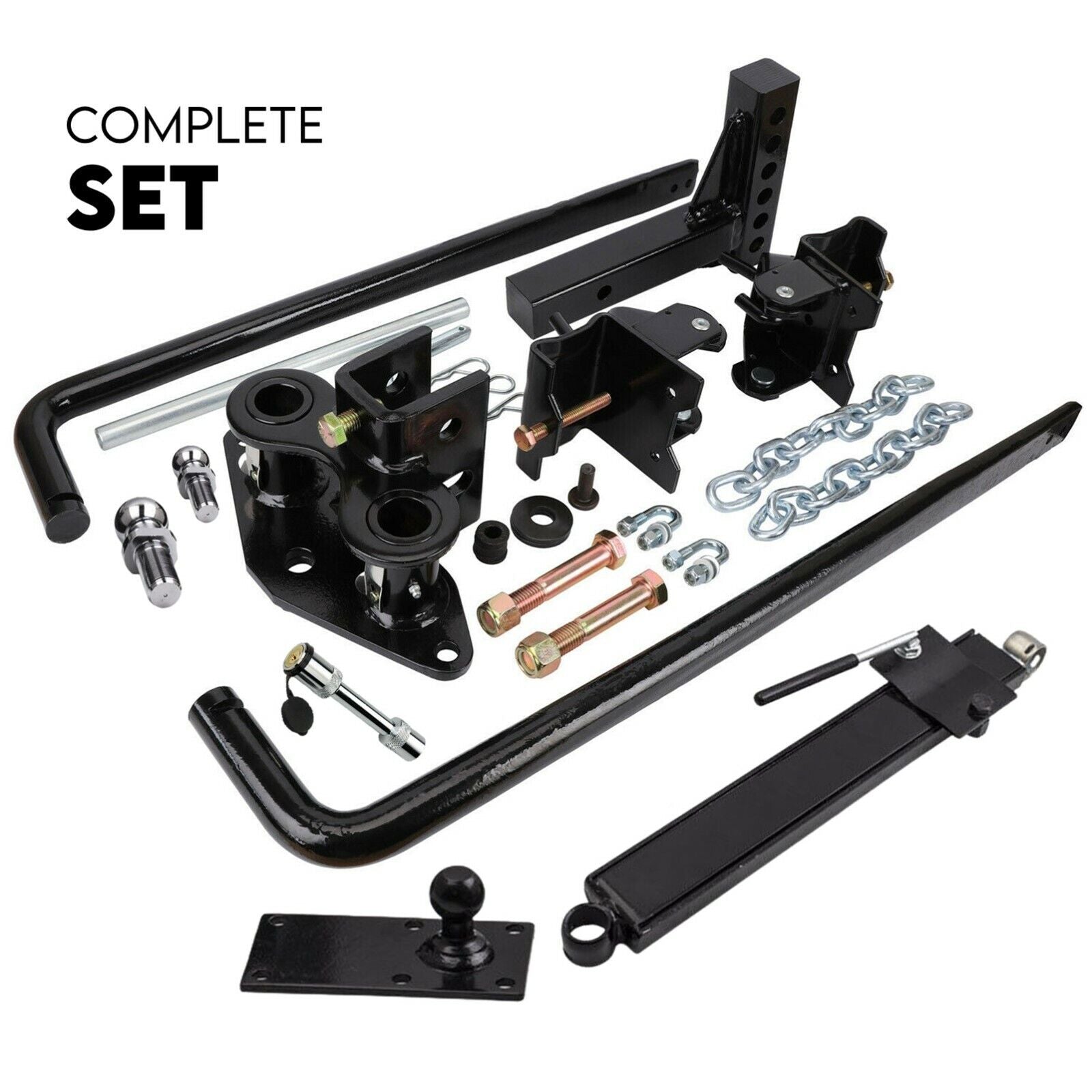 Weight Distribution Hitch System Load Leveller Caravan Anti Sway Bars 800Lb 6