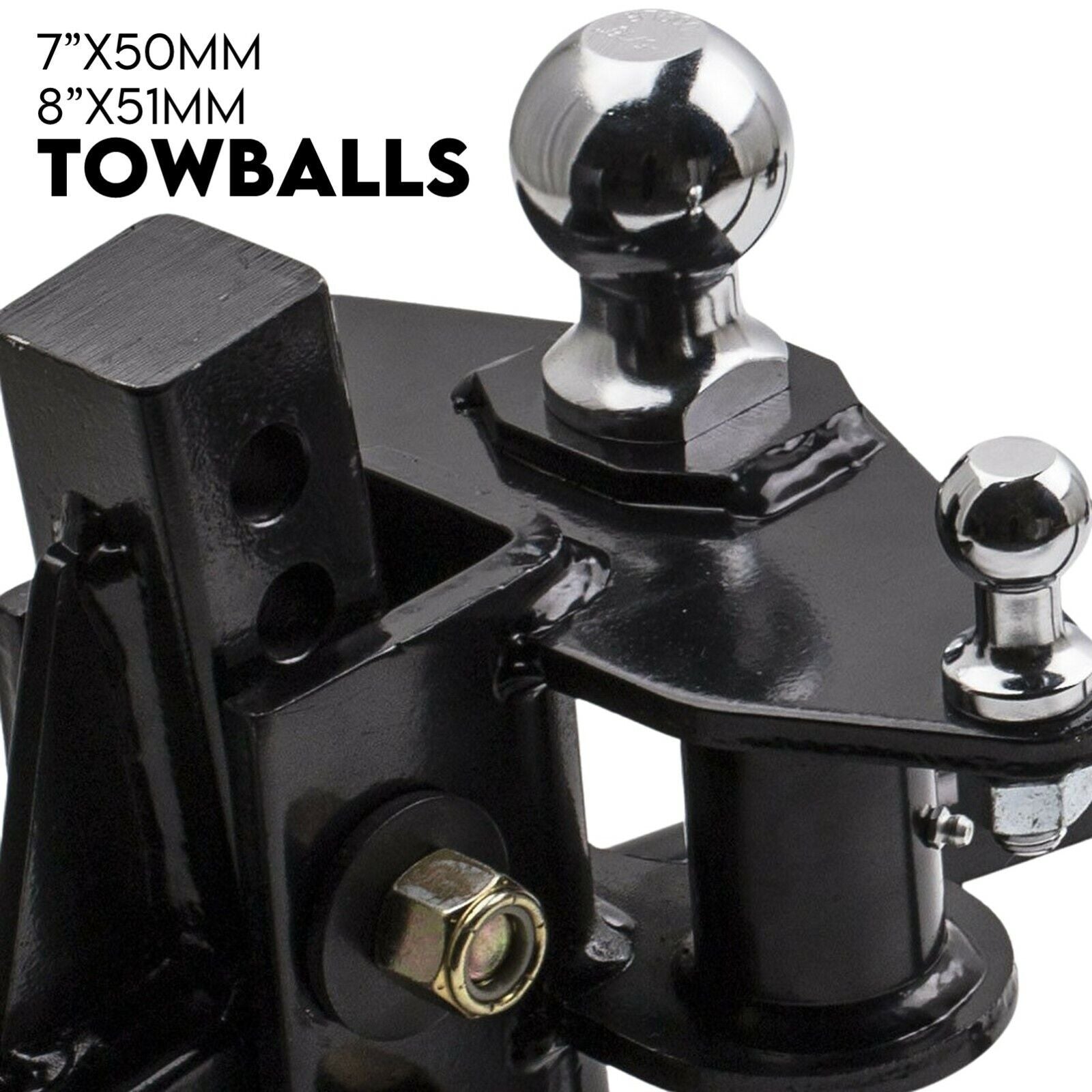 Weight Distribution Hitch System Load Leveller Caravan Anti Sway Bars 800Lb 8