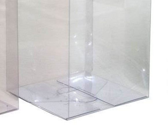 100 Pack of 9cm Sqaured Cube Gift Box -  Product Showcase Clear Plastic Shop Display Storage Packaging Box 5