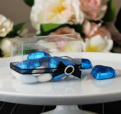 10 Pack of 5x8cm Clear PVC Plastic Folding Packaging Small rectangle/square Boxes for Wedding Jewelry Gift Party Favor Model Candy Chocolate Soap Box 6