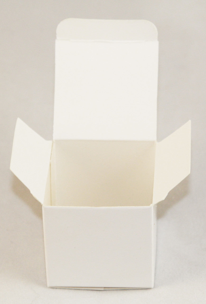 10 Pack of White 8x8x8cm Square Cube Card Gift Box - Folding Packaging Small rectangle/square Boxes for Wedding Jewelry Gift Party Favor Model Candy Chocolate Soap Box 5
