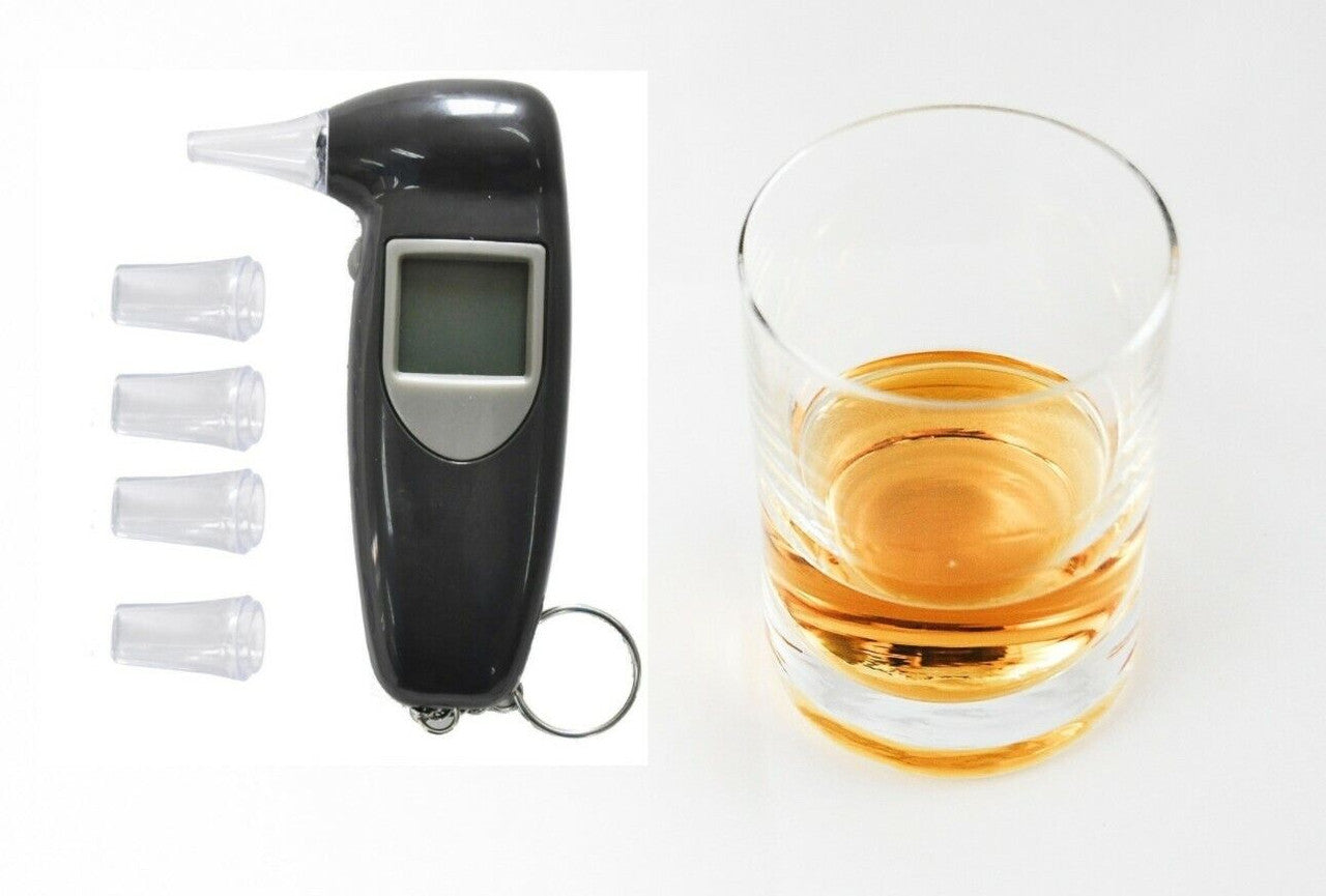 Digital Alcohol Tester LCD Portable Keychain 6