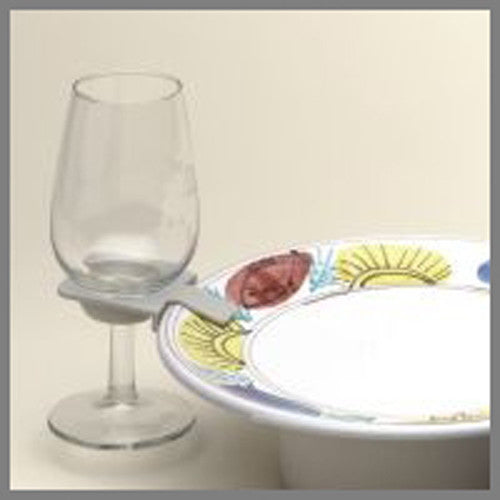 100 Wholesale Pack of Wine Glass Holder Plate Clip - Stand Up Function Buffet BBQ Picnic Party  - Promotion Merchandise Expo Gift 4