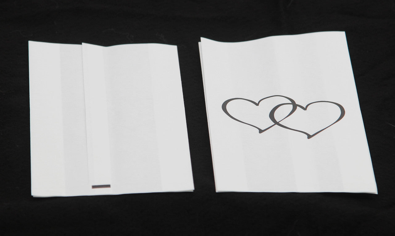 50 Pack Wedding Cake Bags Greaseproof Wax Paper Slice Take Home Favour Large Heart 5