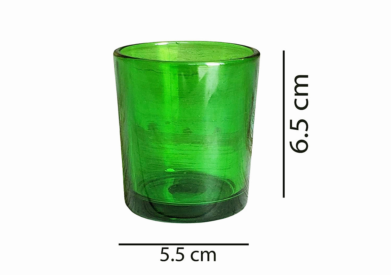 10 Pack Green Glass Votive Candle Holders Table Centreoieces  Xmas Wedding Anniversary Event Recption Party Function or Home Decor 5
