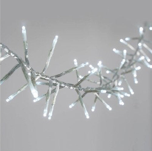 1 Set of 20 LED Plain Artic White Bulb Battery Powered String Lights Christmas Gift Home Wedding Party Bedroom Decoration Table Centrepiece 3