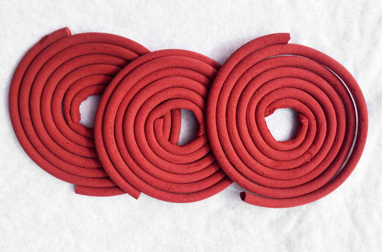 Red Heart Candle Spa Giftset - Red Heart candle, 3 Incense Coils, Pot Porri Satchet in Gift Box 7