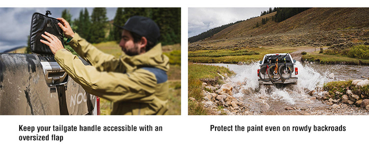 NOOYAH Bike Tailgate Protector MTB for Large UTE Truck Pad Mounted Secure- Scratch Guard PR012 RAM Raptor Silverado Titan Tundra 6