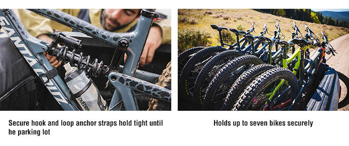 NOOYAH Bike Tailgate Protector MTB for Large UTE Truck Pad Mounted Secure- Scratch Guard PR012 RAM Raptor Silverado Titan Tundra 7