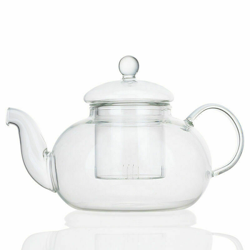 5 SetS of Gongfu Chinese Ceremony Tea Set - 6 Glass cups with Infuser and Tealight Candle Pot Warmer 3