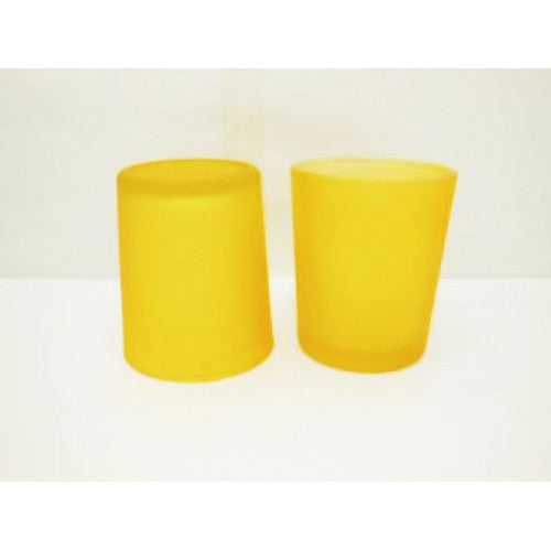 10 Pack Yellow Frosted Glass Votive Candle Holders Table Centreoieces  Xmas Wedding Anniversary Event Recption Party Function or Home Decor 4