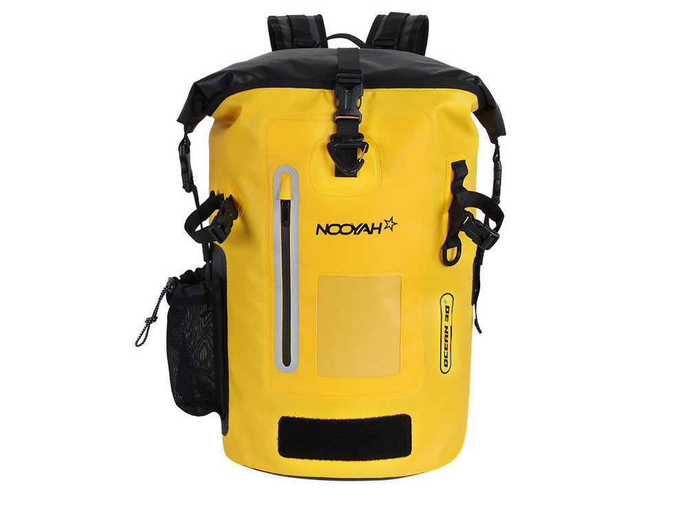NOOYAH IPX8 Waterproof Bike Cycle Outdoor Sports Backpack Double-Layer Waterproof Bag  YELLOW 3