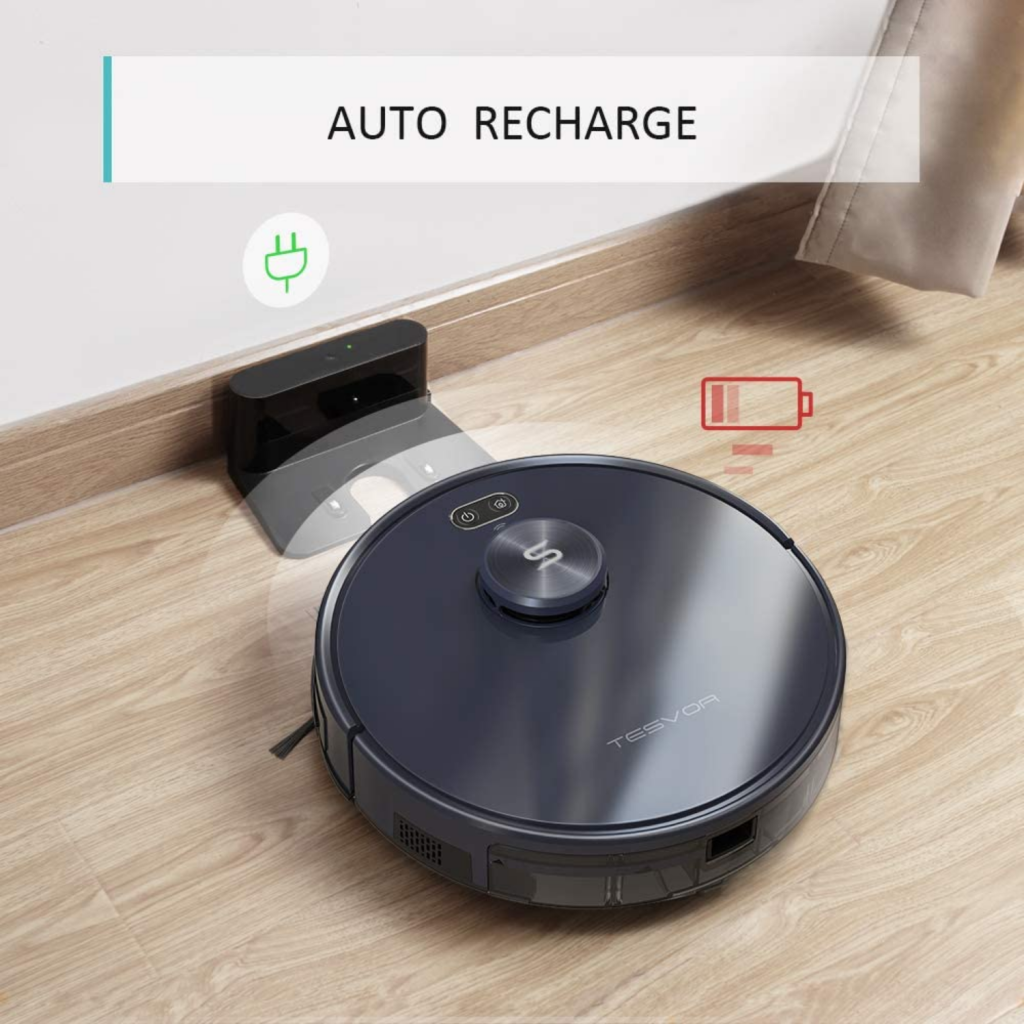 Tesvor S6+ Robot Vacuum Cleaner Mop 2700Pa With Laser Navigation 4