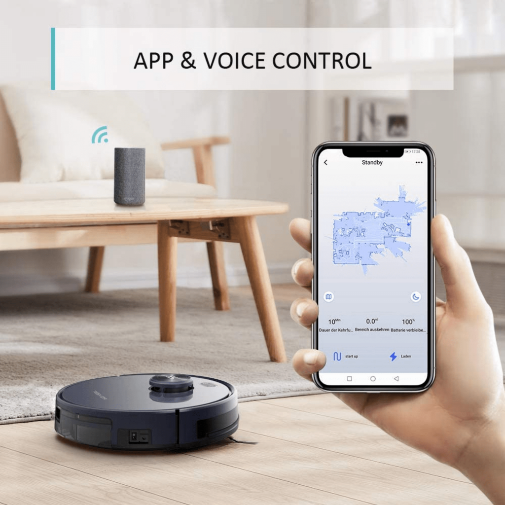 Tesvor S6+ Robot Vacuum Cleaner Mop 2700Pa With Laser Navigation 5