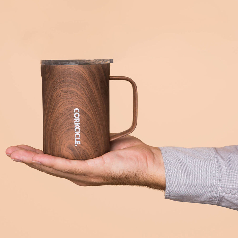 Corkcicle Mug - 500ml Walnut Wood 4