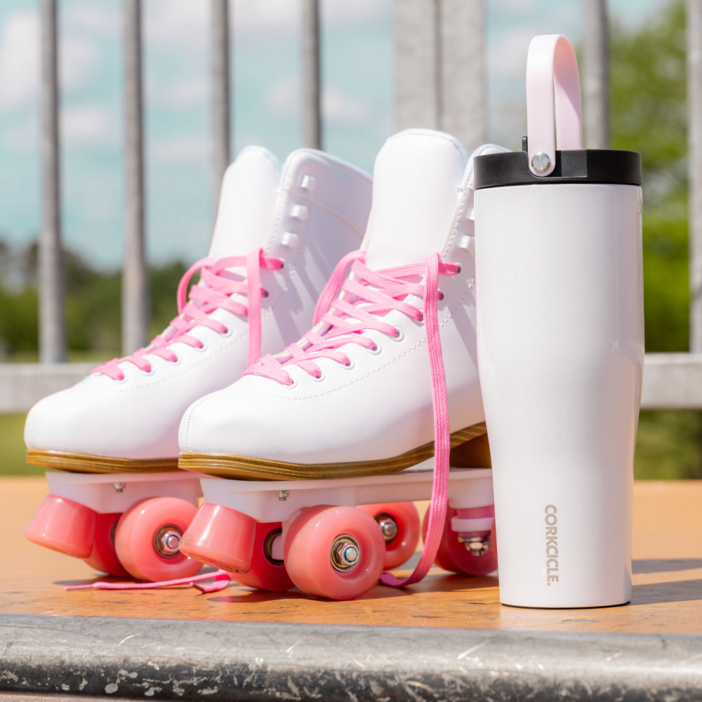 Corkcicle Go Cup XL - 887ml Gloss White 4