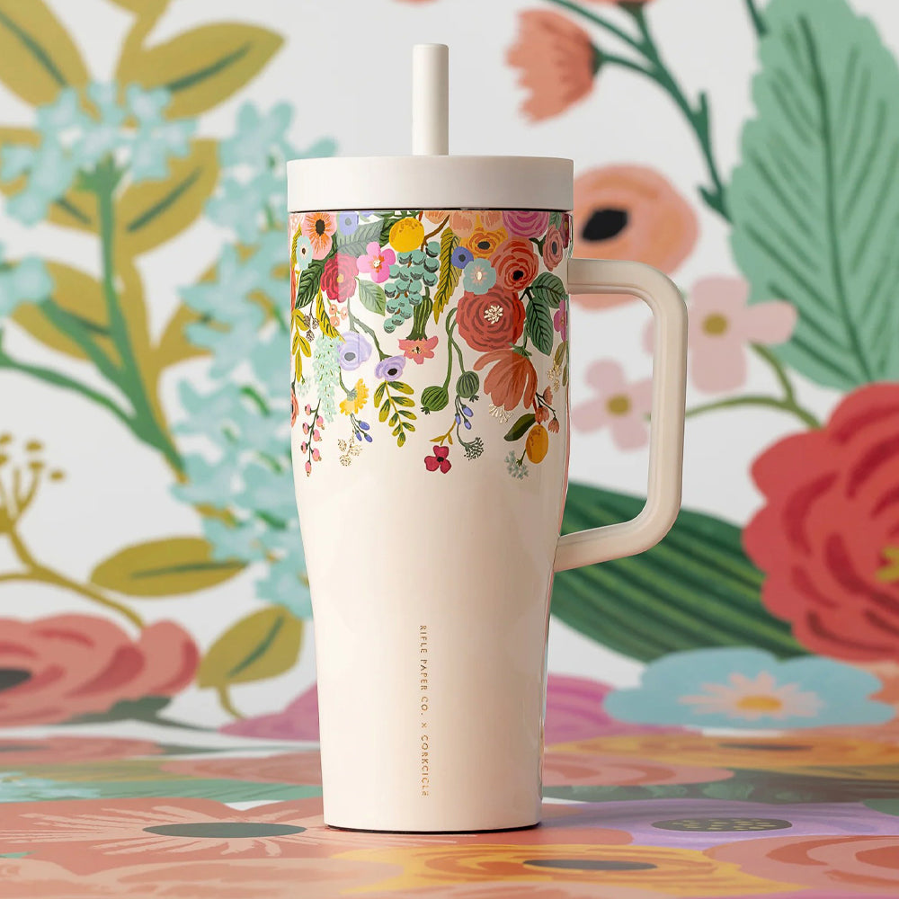 Corkcicle Cruiser - 1.2ltr Rifle Paper - Garden Party Cream 3