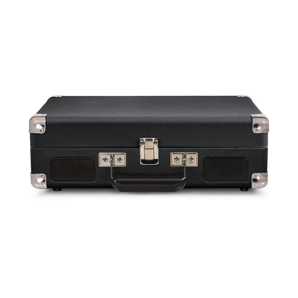 Crosley Cruiser Bluetooth Portable Turntable - Black + Bundled Majority D40X Bluetooth Speakers 7