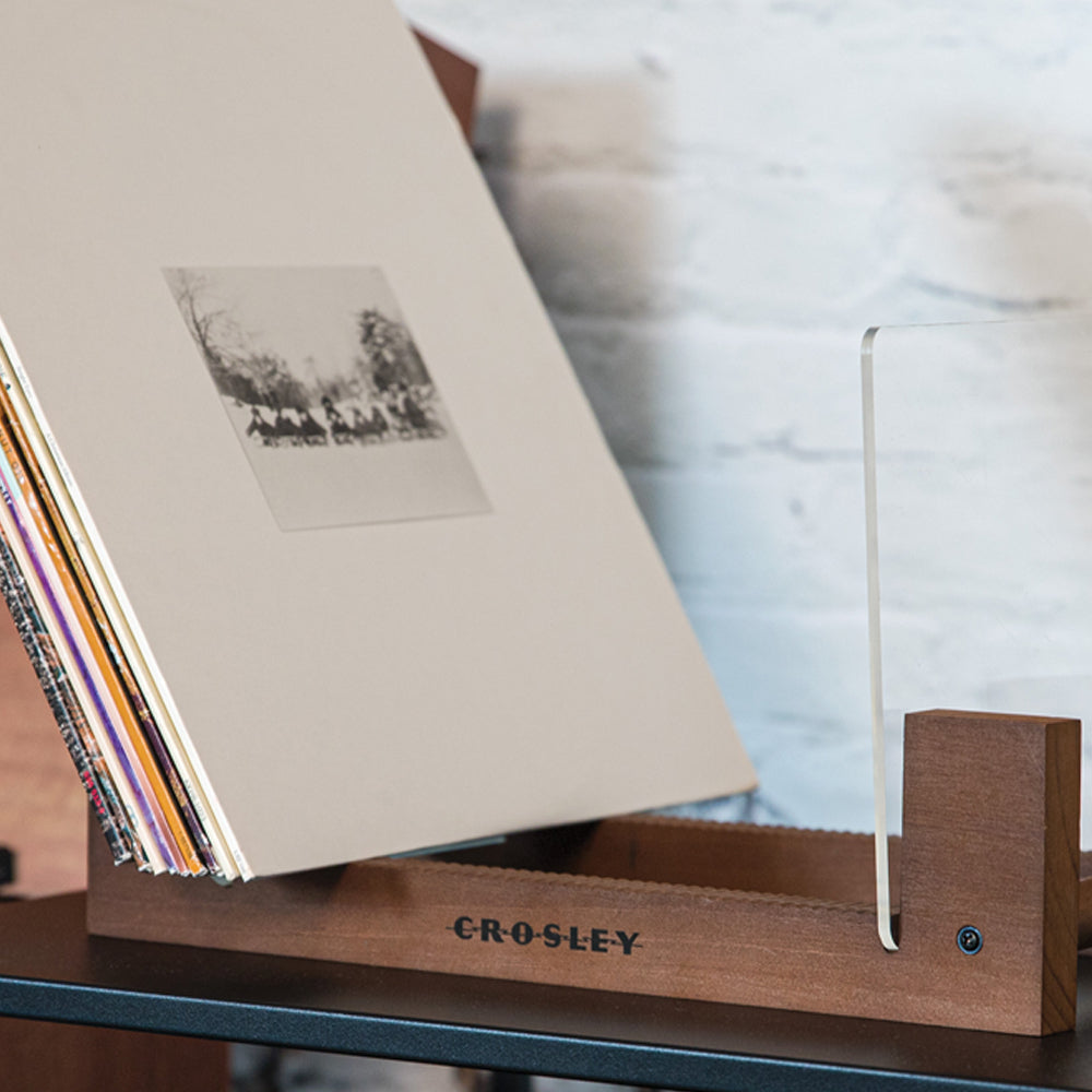 Crosley Cruiser Bluetooth Portable Turntable - Emerald Green + Bundled Crosley Record Storage Display Stand 4
