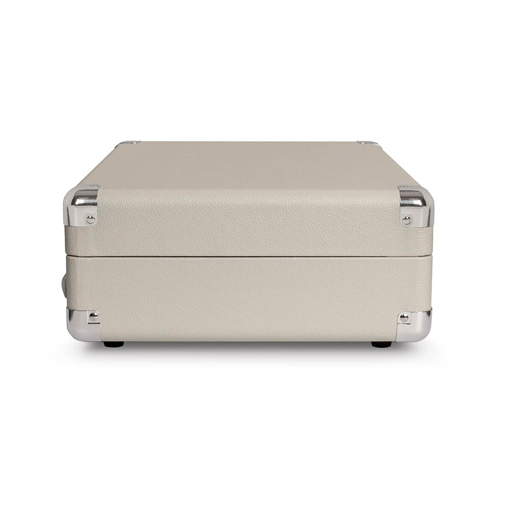 Crosley Cruiser Bluetooth Portable Turntable - White Sands + Bundled Crosley Record Storage Display Stand 5