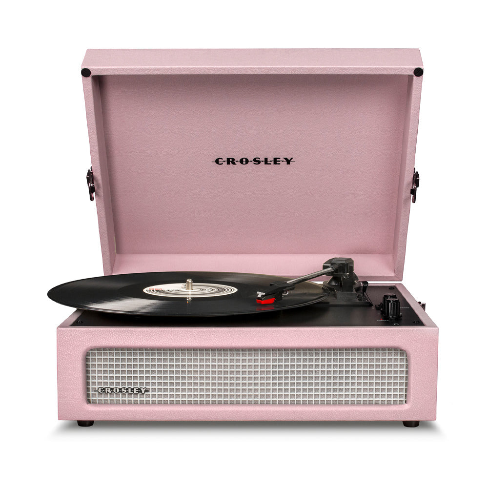 Crosley Voyager Bluetooth Portable Turntable - Amethyst + Bundled Majority D40X Bluetooth Speakers - Black 3