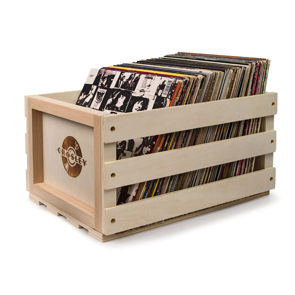 Crosley Voyager Black - Bluetooth Portable Turntable & Record Storage Crate 3