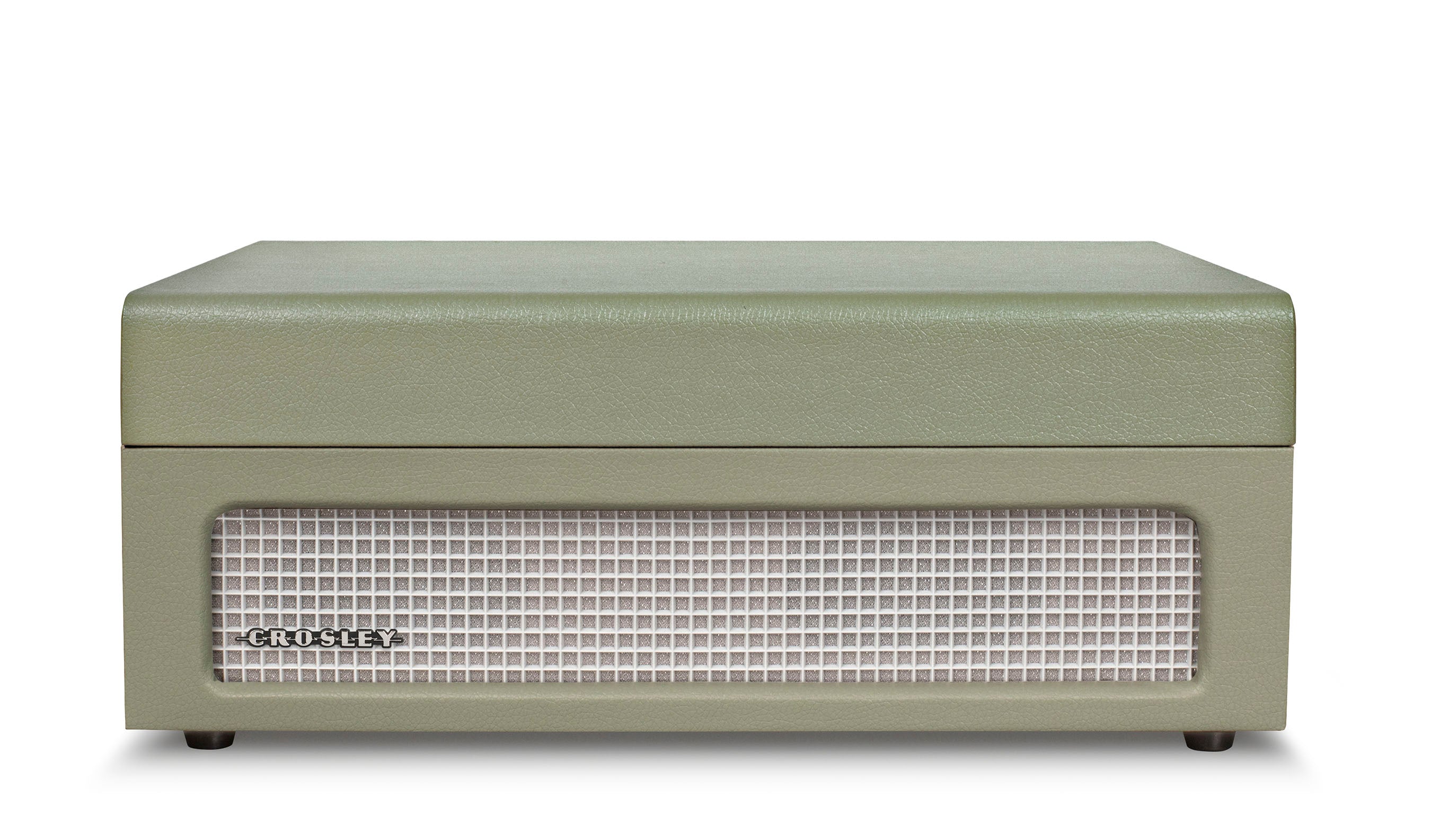 Crosley Voyager Sage - Bluetooth Portable Turntable  & Record Storage Crate 4