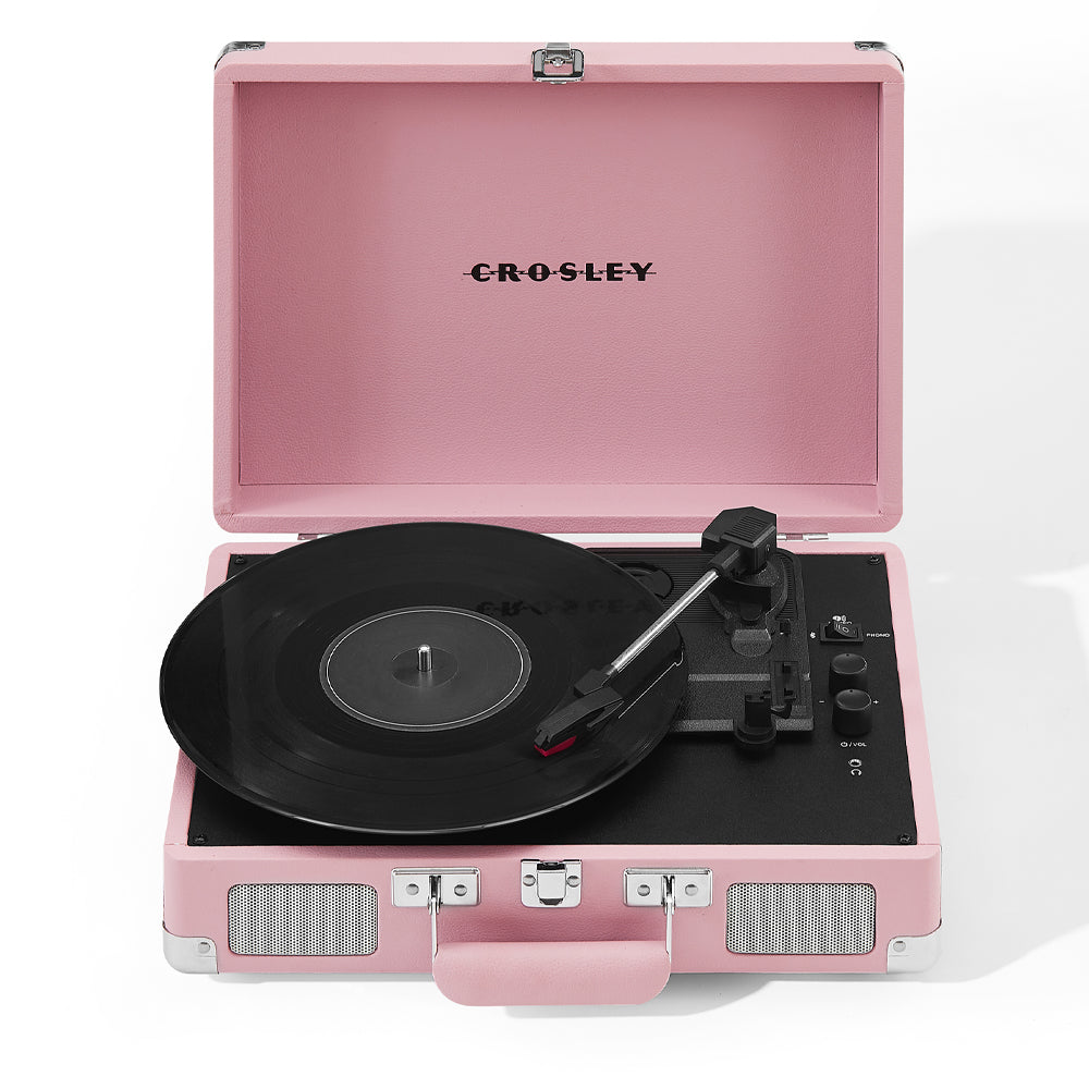 Crosley Cruiser Bluetooth Portable Turntable -  Blush Pink 4