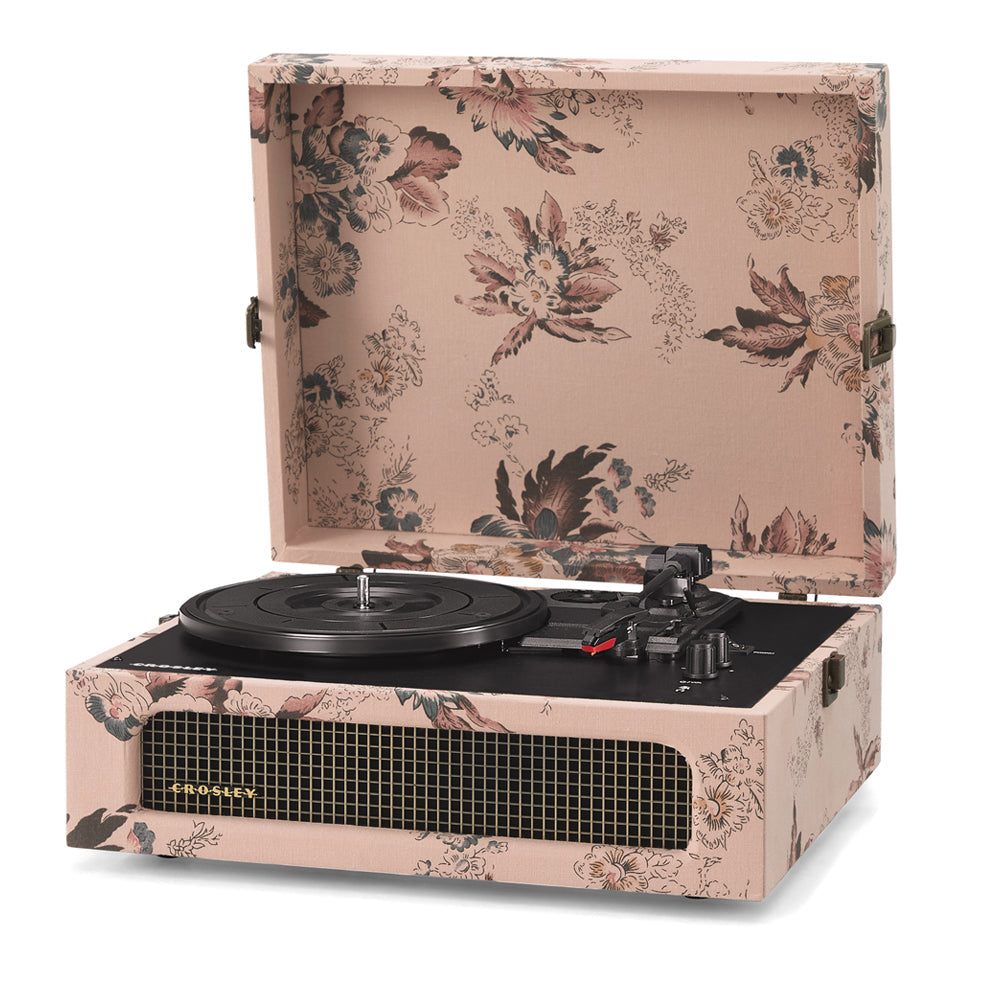 Crosley Voyager Bluetooth Portable Turntable - Floral 4