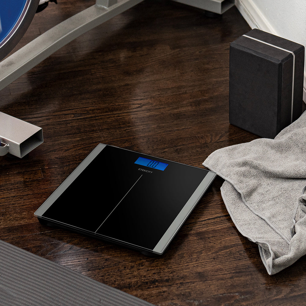 Etekcity Digital Body Weight Bathroom Scale, Black & Etekcity Smart Blood Pressure Monitor, White Bundle 5
