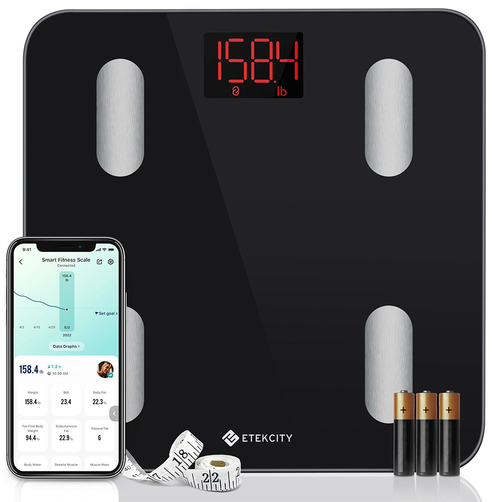 Etekcity Smart Scale for Body Weight - Black