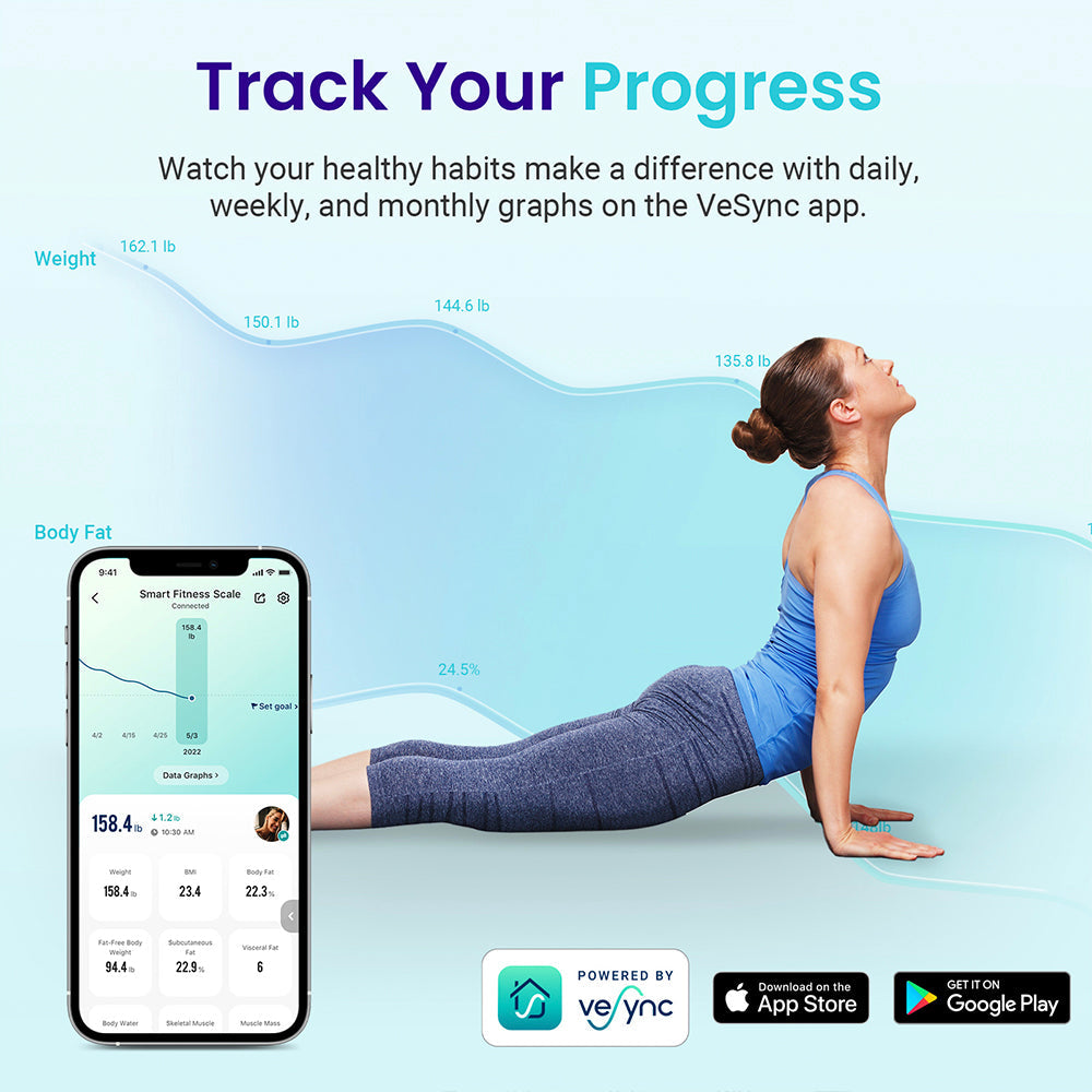 Etekcity Smart Scale for Body Weight - Black 4