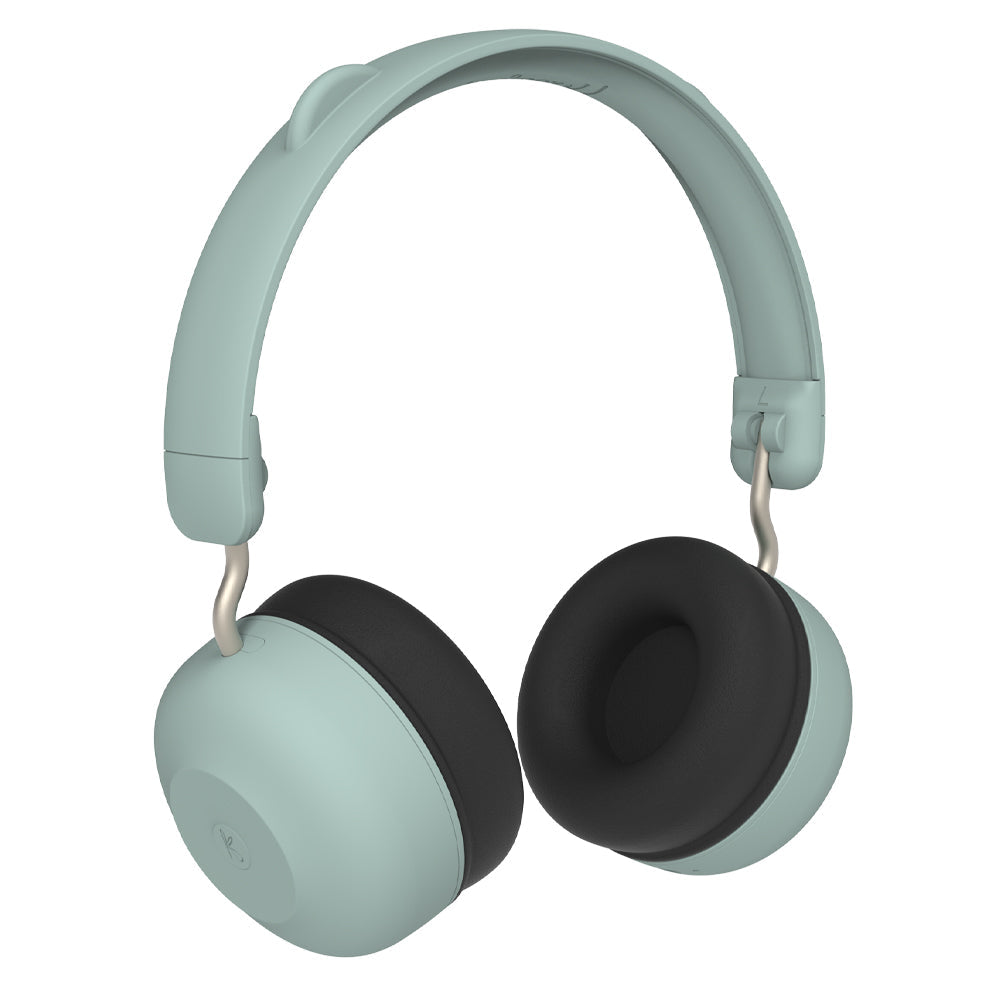 Kreafunk Kids Buzz Junior Bluetooth Headphones - Dusty Green 4