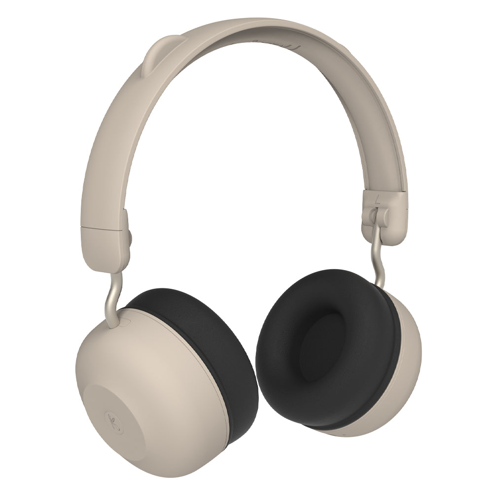 Kreafunk Kids Buzz Junior Bluetooth Headphones - Ivory Sand 4